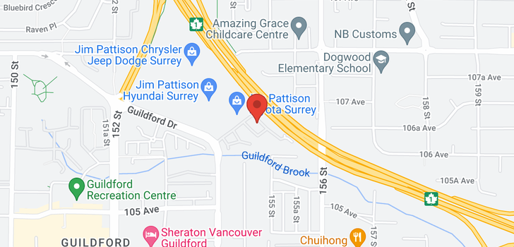 map of 79 15399 GUILDFORD DRIVE